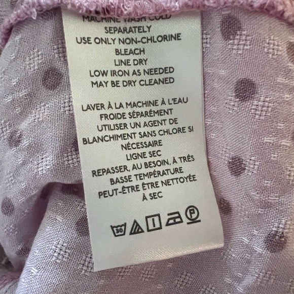 FREE PEOPLE Maye Printer Top Polka Dress Size XL Pink Combo - Picture 9 of 9